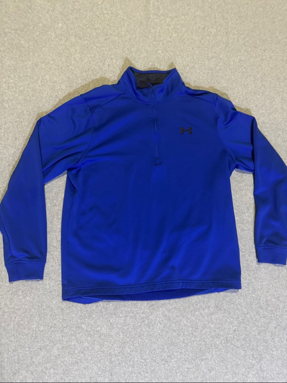 Under Armour Men's L Royal Blue Quarter-Zip Pullover